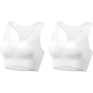 AMRIY Womens Sports Bras for Women Light Support Padded Workout