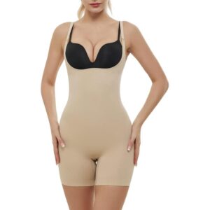 Girdle Bodysuit,Buttock Lifting Tummy Control Super Thin Shapewear