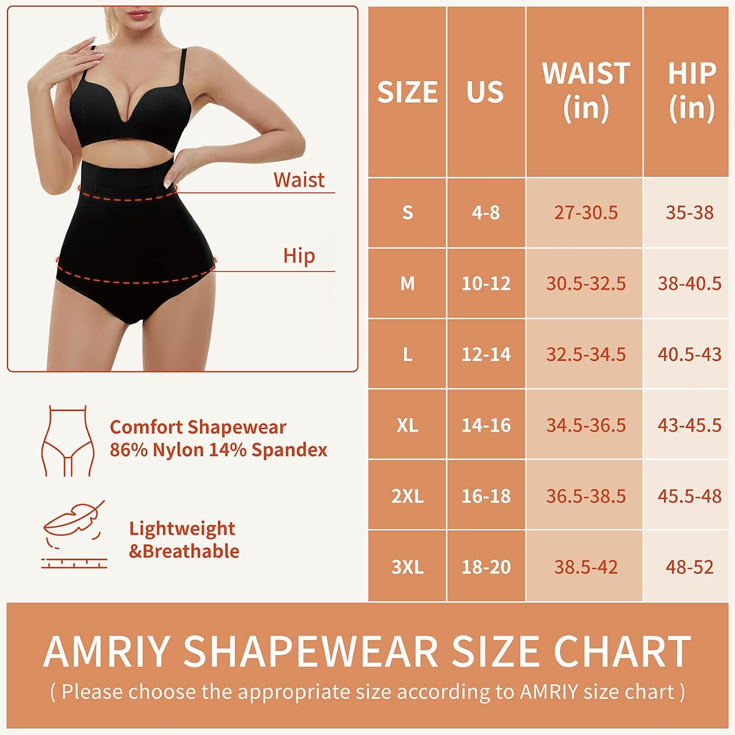 AMRIY Shapewear for Women Tummy Control High Waisted Body Shaper Butt  Lifting Shapewear Shorts Girdles Tummy Control Shorts Beige,S at   Women's Clothing store